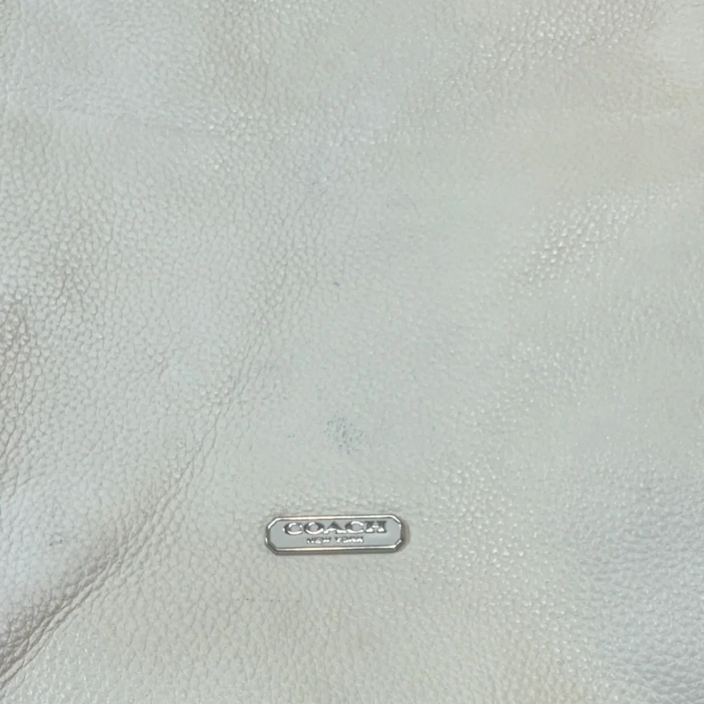 Auth COACH Park Color Block Hobo F31304 Cream Gray Leather - Handbag